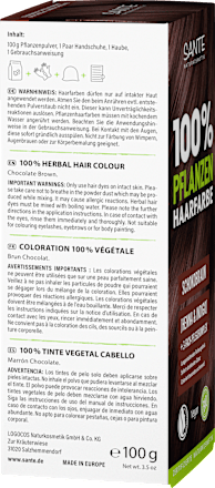 Pflanzenhaarfarbe Schokobraun Santé