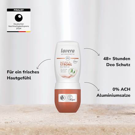 Deo Roll-on Natural & Strong lavera NATURKOSMETIK