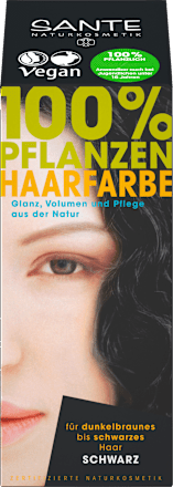 Pflanzenhaarfarbe Schwarz SANTE NATURKOSMETIK