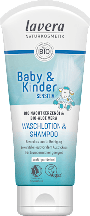Baby & Kinder Waschlotion & Shampoo Sensitiv lavera NATURKOSMETIK