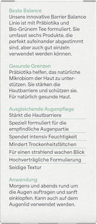 Augenpflege Barrier Balance lavera NATURKOSMETIK