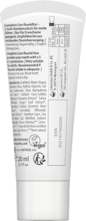 Zahnpasta Complete Care fluoridfrei Reisegröße lavera NATURKOSMETIK