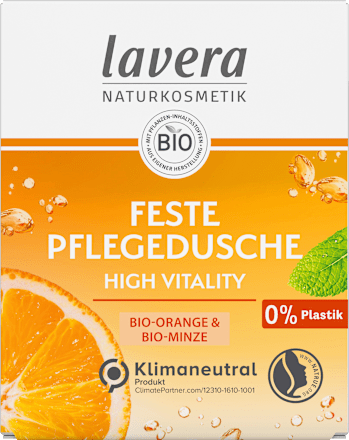 Feste Dusche High Vitality lavera NATURKOSMETIK