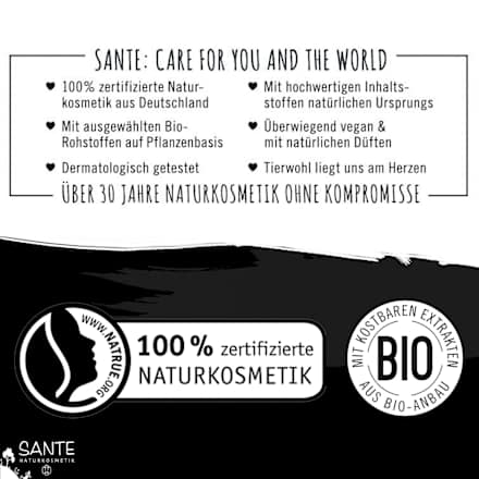 Pflanzenhaarfarbe Schwarz SANTE NATURKOSMETIK