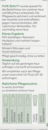 Tagescreme Pure Beauty mattierend lavera NATURKOSMETIK