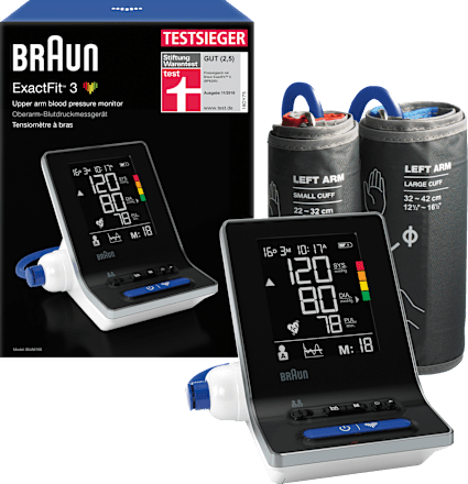 Oberarm-Blutdruckmessgerät ExactFit 3 BUA6150 Braun