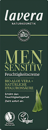 Feuchtigkeitscreme Sensitiv Men  lavera NATURKOSMETIK