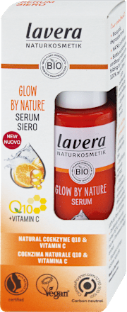 Siero viso Q10 e vitamina C Glow By Nature  lavera NATURKOSMETIK
