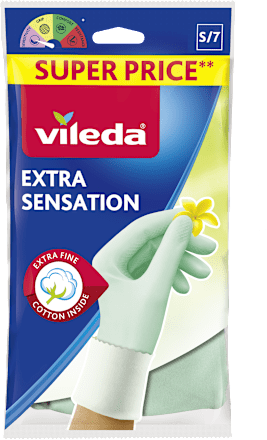 Guanti Extra Sensation taglia S vileda