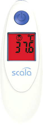 Fieberthermometer SC 8360 kontaktlos Infrarot mit LED Fieberalarm SCALA
