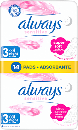 Sensitive damski vložki duo Night, velikost 3 always