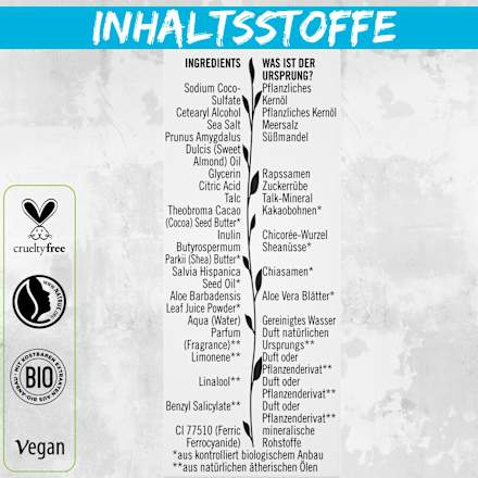 Feste erfrischende Gesichtsreinigung Santé naturally.
