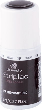 Led lak na nechty Striplac Peel or Soak - 127 Midnight Red alessandro