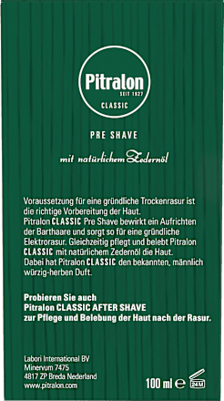 Pre Shave Classic Pitralon