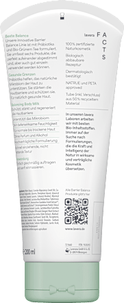 Body Milk Barrier Balance lavera NATURKOSMETIK