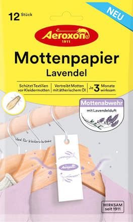 Mottenpapier Lavendel  Aeroxon