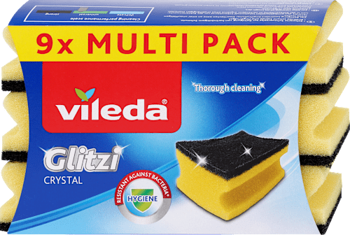 Spužva za pranje posuđa Glitzi Crystal vileda