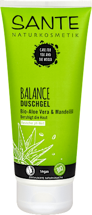 Duschgel Balance Bio-Aloe Vera & Mandelöl SANTE NATURKOSMETIK