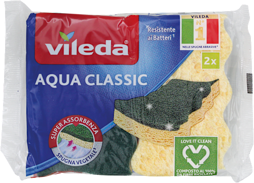 Spugna vegetale Aqua Classic vileda