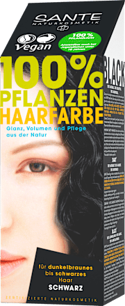 Pflanzenhaarfarbe Schwarz SANTE NATURKOSMETIK