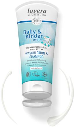 Baby & Kinder SENSITIV šampon i kupka za bebe lavera NATURKOSMETIK