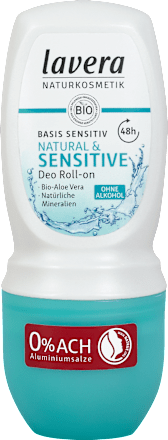 NATURAL & SENSITIVE Deo Roll-on BASIS SENSITIV lavera NATURKOSMETIK