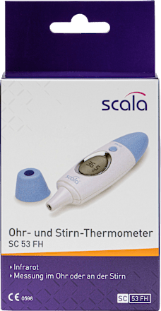 Fieberthermometer SC 53 Ohr- und Stirn- Thermometer Infrarot SCALA