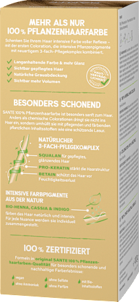 Pflanzenhaarfarbe Vanilleblond SANTE NATURKOSMETIK