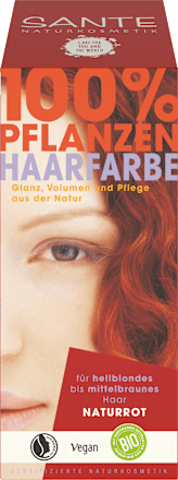 Pflanzenhaarfarbe Naturrot Santé naturally.
