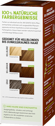 Haarfarbe Pflanzen Maronenbraun SANTE NATURKOSMETIK