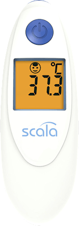 Fieberthermometer SC 8360 kontaktlos Infrarot mit LED Fieberalarm SCALA