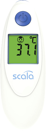 Fieberthermometer SC 8360 kontaktlos Infrarot mit LED Fieberalarm SCALA