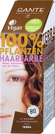 100% rastlinska barva za lase Zemeljsko rjava Santé naturally.