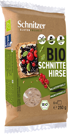 Brötchen Bio Schnitte Hirse glutenfrei (6 Stück) Schnitzer