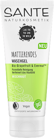Waschgel Mattierend Bio-Grapefruit & Evermat Santé naturally.