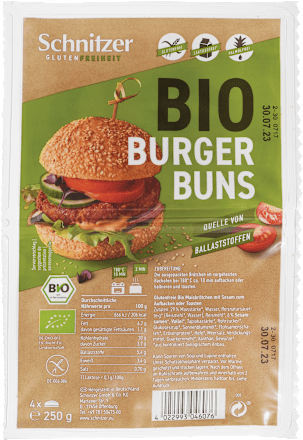 housky na burger bezlepkové Schnitzer