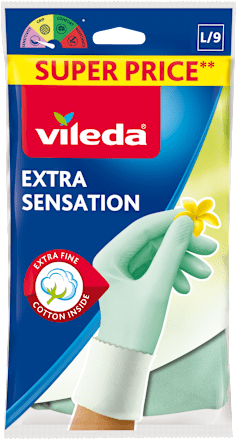 Extra Sensation rukavice velikost L/9 Vileda