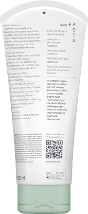 Bodylotion Barrier Balance lavera NATURKOSMETIK