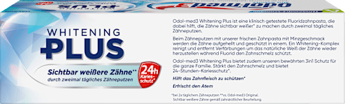 Zahnpasta Whitening Plus Odol med 3