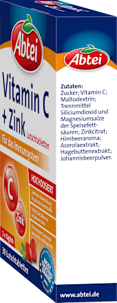Vitamin C + Zink Lutschtabletten Abtei