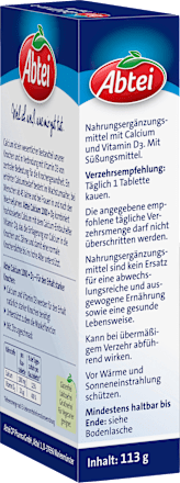 Calcium 1000 + D3 Osteo Vital Kautabletten 30 St. Abtei