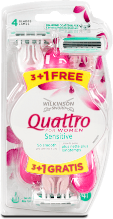 Sword Quattro for women Nassrasierer Sensitive WILKINSON SWORD