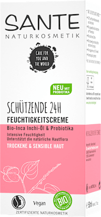 Gesichtscreme Schützende Feuchtigkeit Bio-Inca-Inchi-Öl & Probiotika SANTE NATURKOSMETIK