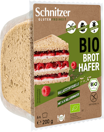 Brot, Hafer (6 Stück) Schnitzer