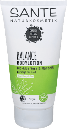 Losjon za telo Balance z bio aloe vero in mandljevim oljem Santé naturally.