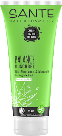 Duschgel Balance Bio-Aloe Vera & Mandelöl SANTE NATURKOSMETIK