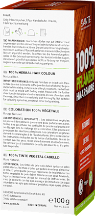 Pflanzenhaarfarbe Naturrot Santé