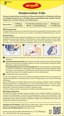 Kleidermottenfalle Aeroxon