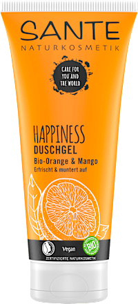 Duschgel Happiness Bio-Orange & Mango Santé naturally.