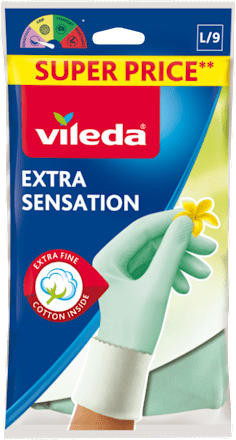 Guanti Extra Sensation taglia L vileda